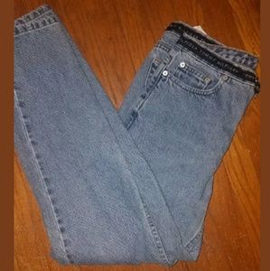 Womens vtg tommy Hilfiger size 10 white wash jeans